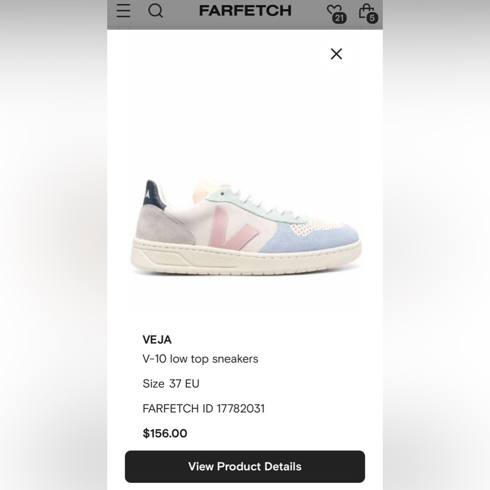 VEJA
V-10 low top sneakers